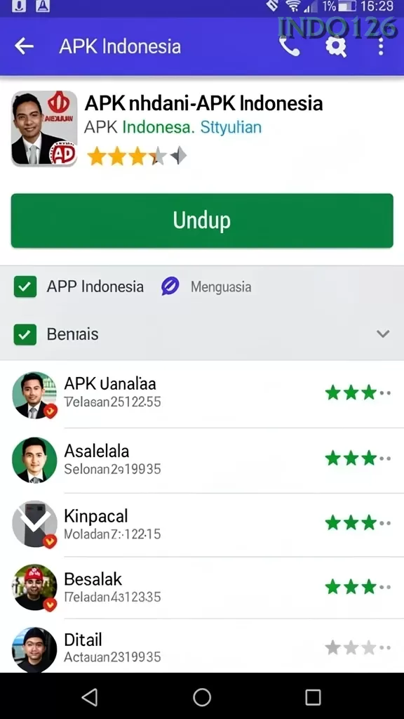 Pratinjau antarmuka indo126 — aplikasi APK resmi Android v2.5.6